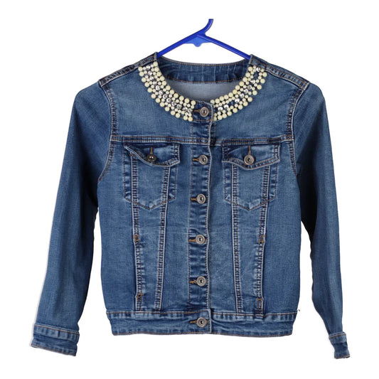 Vintage dark wash Age 14 Unbranded Denim Jacket - girls x-large