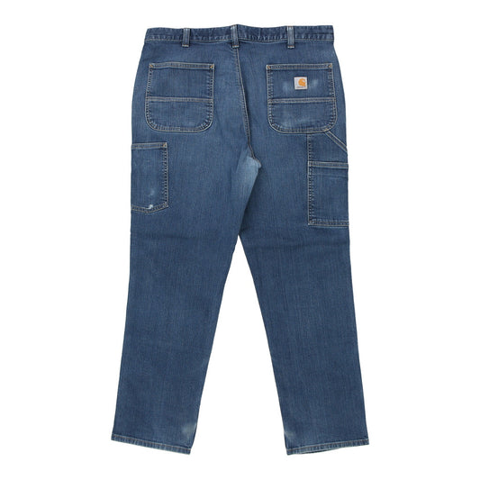 Vintage blue Carhartt Cargo Trousers - mens 36" waist
