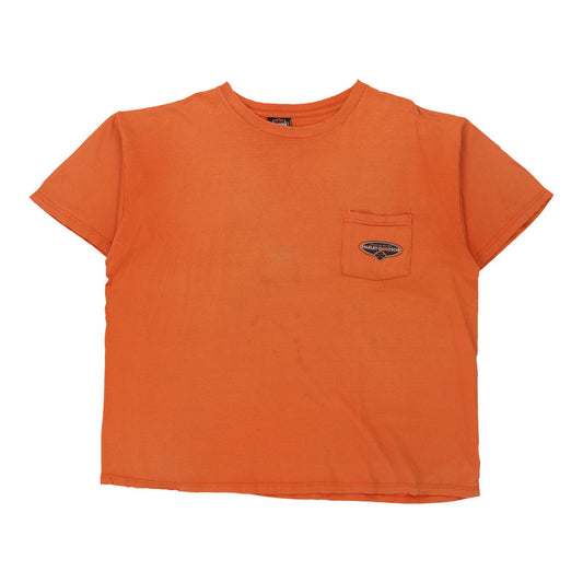 Vintage orange Jackson Tennessee Harley Davidson T-Shirt - mens xx-large