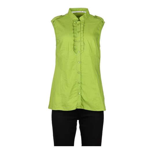 Vintage green Fiorella Rubino Blouse - womens medium