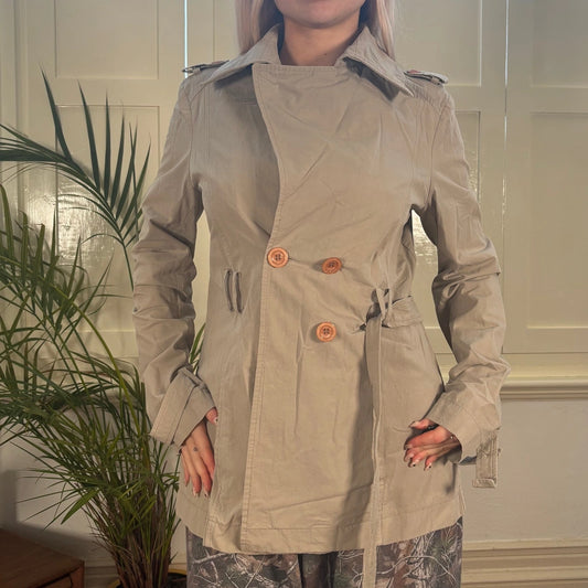 Vintage beige Kro-Up Jacket - womens medium