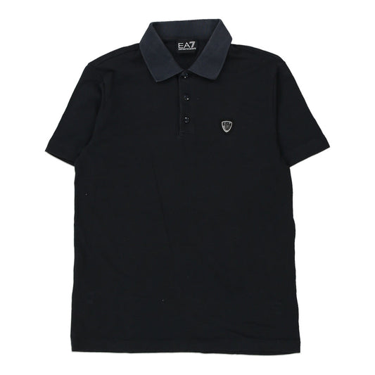 Vintage black Ea7 Polo Shirt - mens small