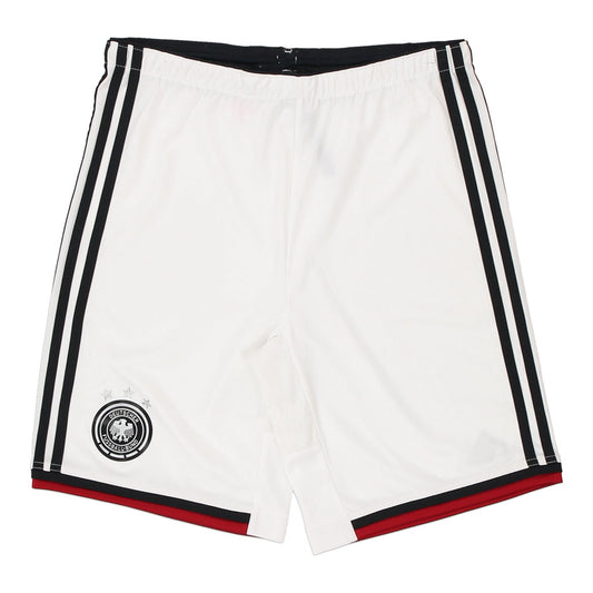 Vintage white Age 15-16 Deutscher Fussball-Bund Adidas Sport Shorts - boys x-large