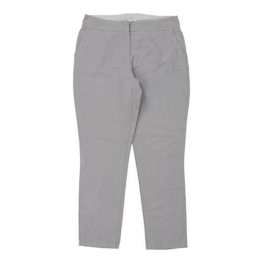 Vintage Armani Trousers - 32W UK 12 Grey Cotton