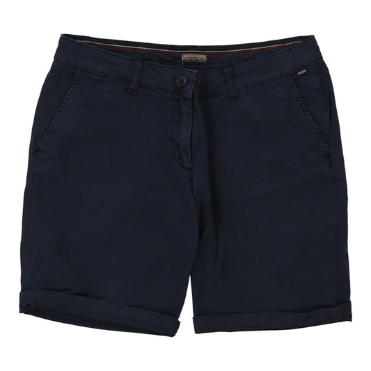 Vintage Napapijri Shorts - 32W UK 10 Navy Cotton