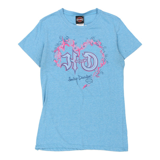 Vintage blue Harley Davidson T-Shirt - womens large