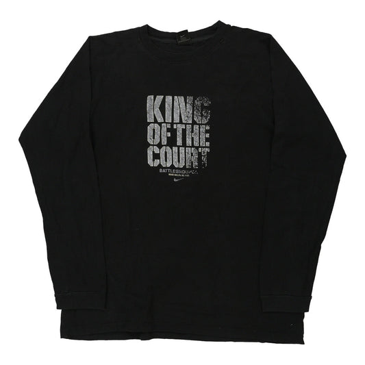 Vintage black King Of The Court Nike Long Sleeve T-Shirt - mens x-large