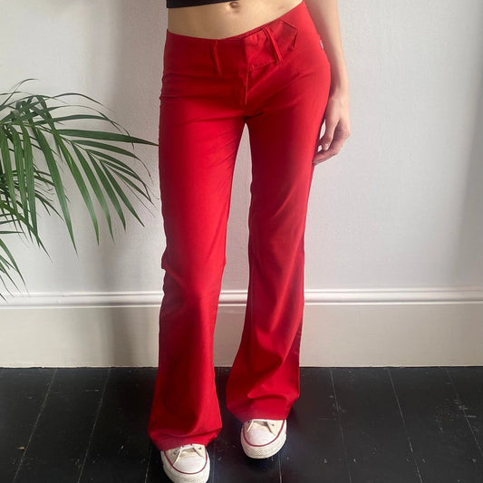 Vintage red D. Belfort Trousers - womens 31" waist