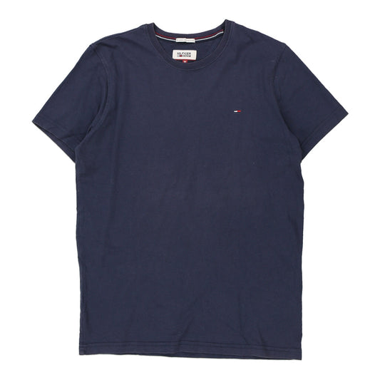 Vintage Hilfiger Denim T-Shirt - Medium Navy Cotton