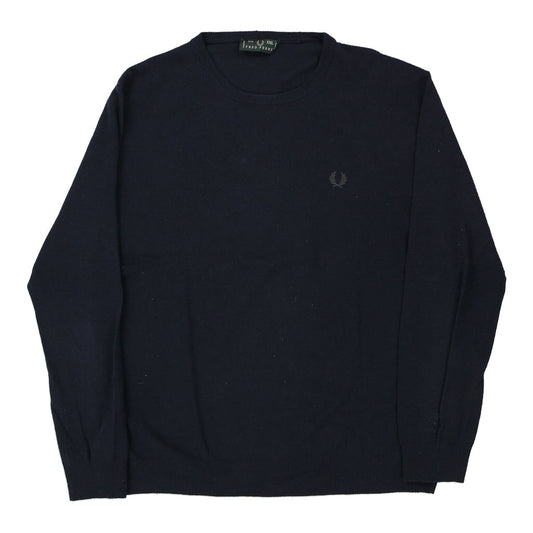 Vintage Fred Perry Jumper - 2XL Navy Wool