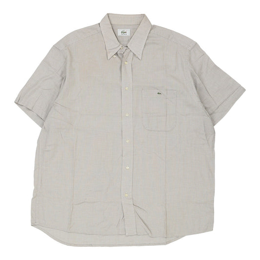 Vintage blue Lacoste Short Sleeve Shirt - mens xx-large