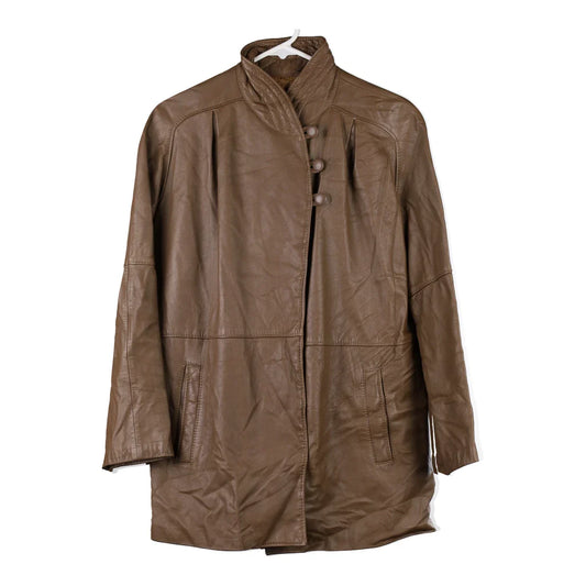 Vintage brown Unbranded Leather Jacket - womens medium