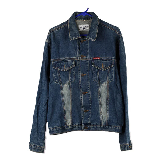 Vintage dark wash You & Me Denim Jacket - womens xx-large