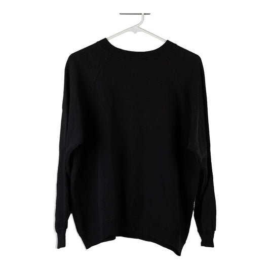 Vintage black Made in USA Blank Hanes Sweatshirt - mens x-large