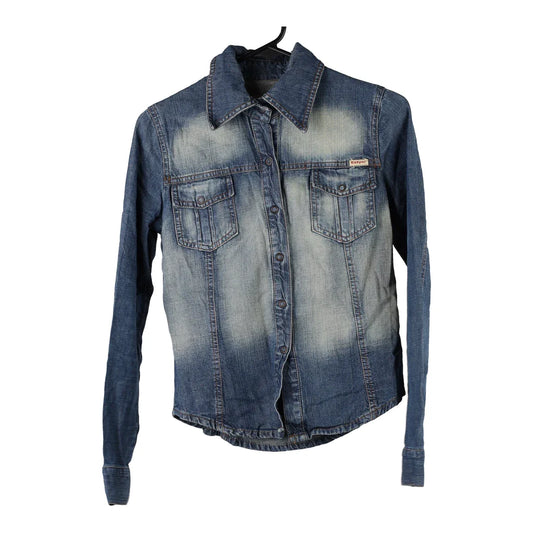 Vintage Extyn Denim Jacket - Medium Blue Cotton