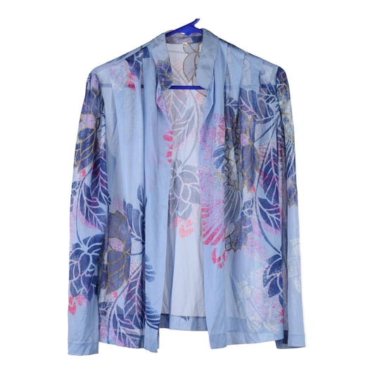 Vintage blue Unbranded Blouse - womens medium