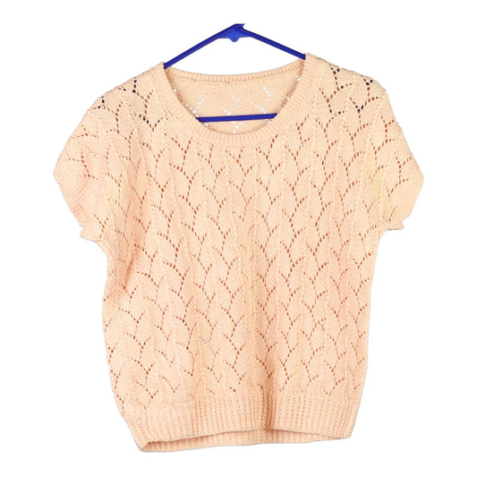 Vintage orange Unbranded Crochet Top - womens medium