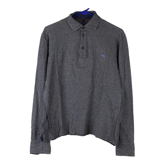 Vintage grey Harmot & Blaine Polo Shirt - mens large