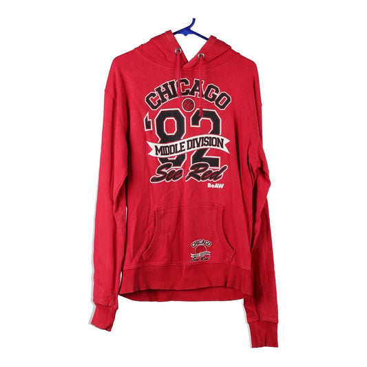 Vintage red Chicago  Middle Division Beaw Hoodie - mens large