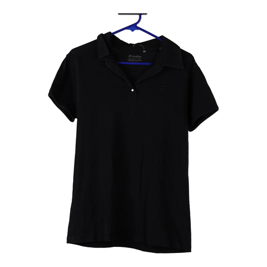 Vintage black Lotto Polo Shirt - womens x-large