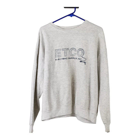 Vintage grey Made in USA Heavyweight  Lee Sweatshirt - mens large