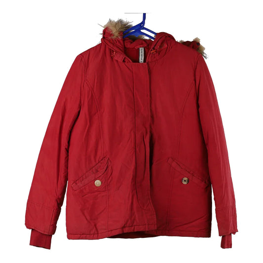 Vintage red Glam Amour Parka - womens x-large