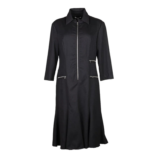 Vintage black Giorgio Grati Midi Dress - womens medium