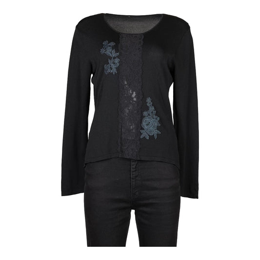 Vintage black Unbranded Long Sleeve Top - womens medium