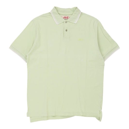 Vintage green Best Company Polo Shirt - mens large