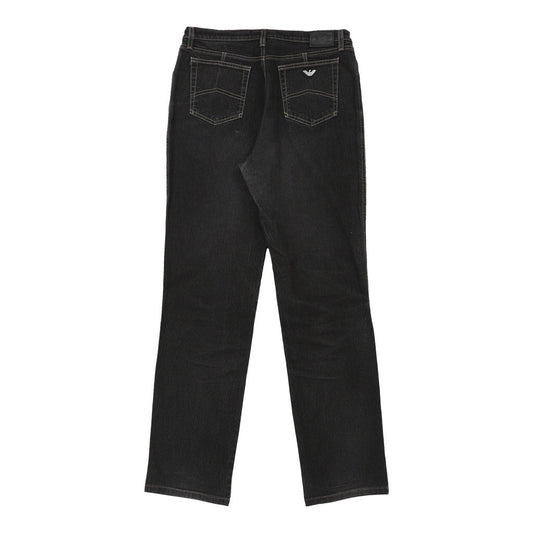 Vintage black Armani Jeans Jeans - womens 32" waist