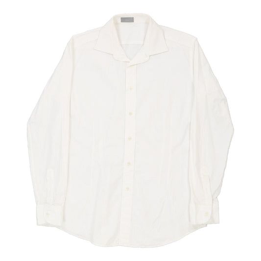 Vintage white Christian Dior Shirt - mens large