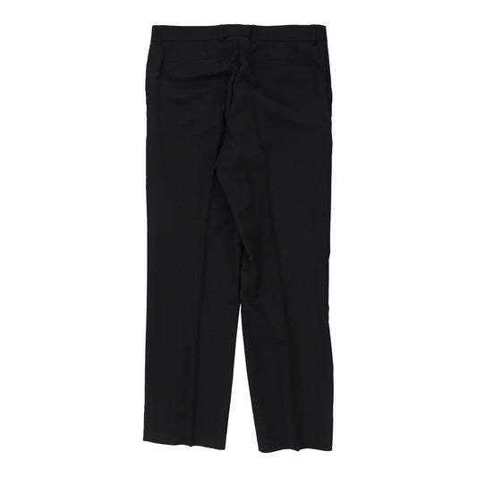 Vintage black Hugo Boss Trousers - mens 34" waist