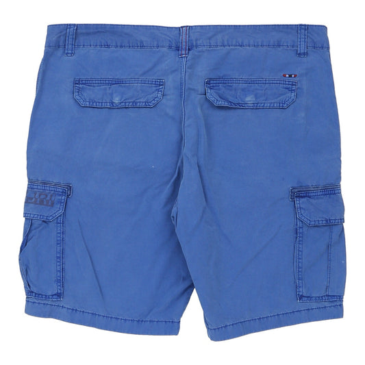 Vintage blue Napapijri Cargo Shorts - mens 40" waist