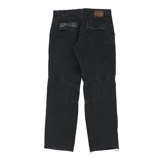 Vintage black Dolce & Gabbana Cargo Trousers - mens 36" waist
