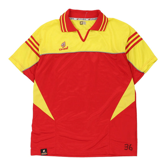 Vintage red Onzre Football Shirt - mens large