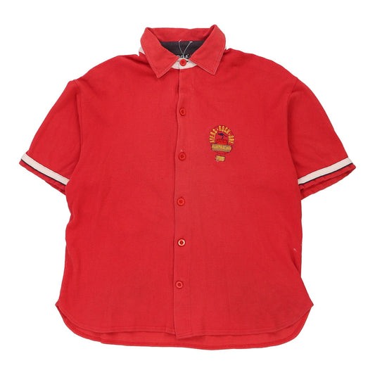 Vintage red Dga Polo Shirt - mens x-large