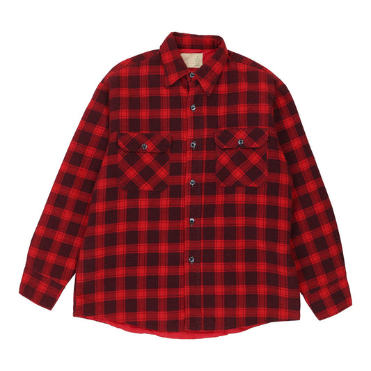 Vintage red Fieldmaster Flannel Shirt - mens large