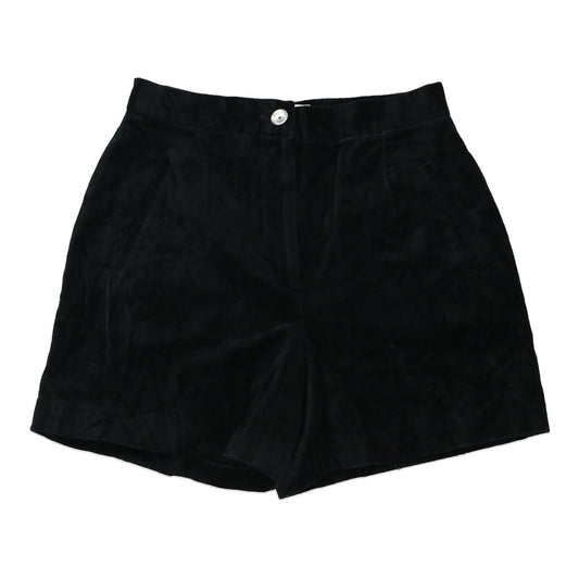 Vintage I Gabbiani Shorts - 29W UK 10 Black Velvet