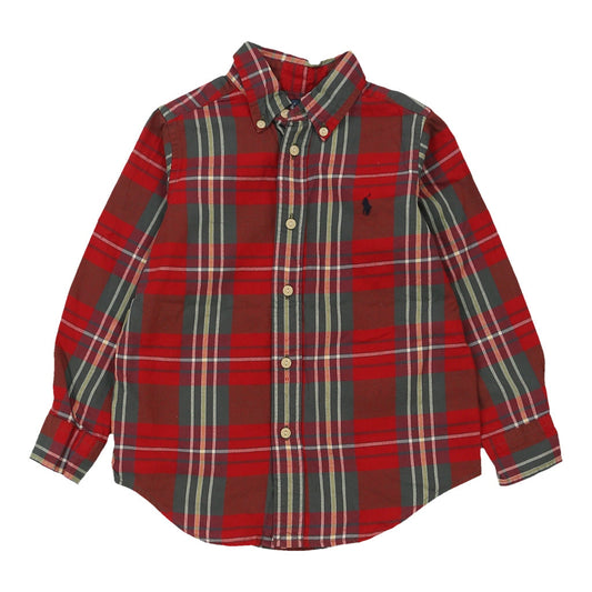 Vintage red Age 4 Ralph Lauren Shirt - boys x-small