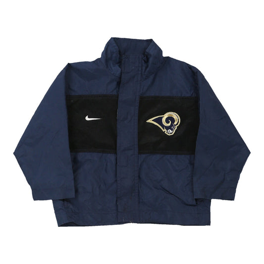 Vintage navy Los Angeles Rams Age 24 Months Nike Jacket - boys xx-small