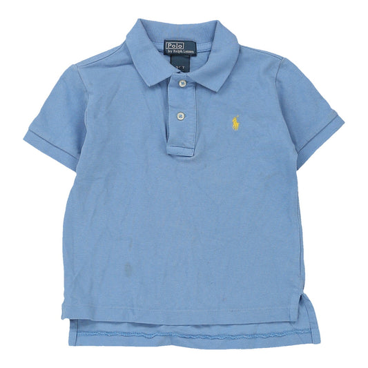 Vintage blue Age 3 Ralph Lauren Polo Shirt - boys x-small