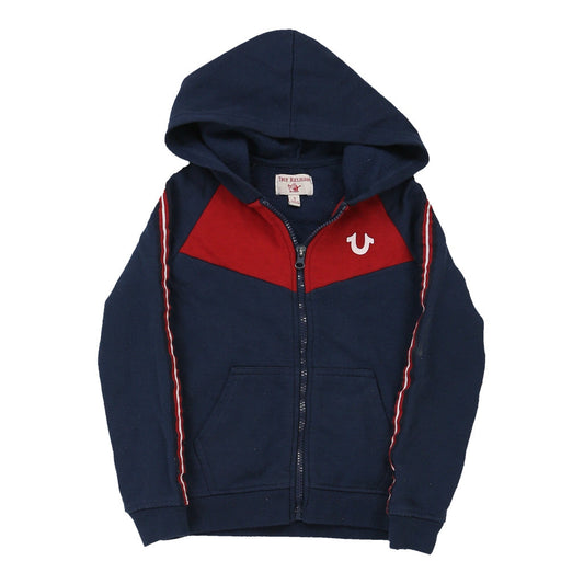 Vintage navy Age 5 True Religion Hoodie - boys x-small