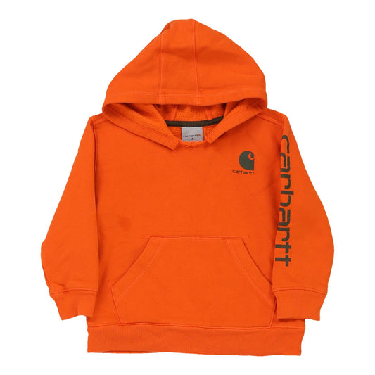 Vintage orange Age 4 Carhartt Hoodie - boys x-small