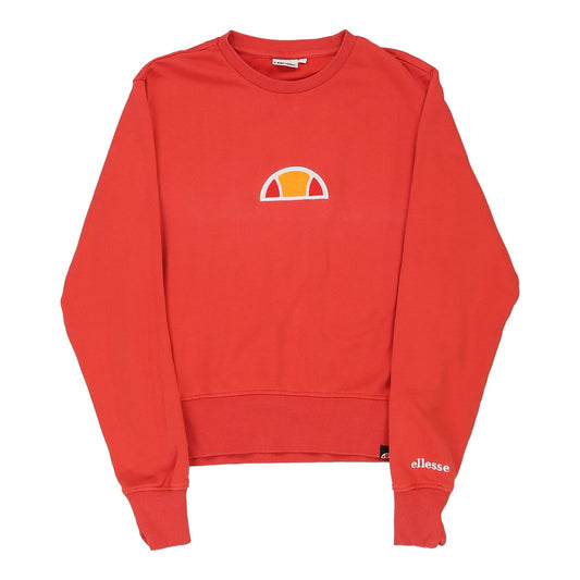 Vintage red Ellesse Sweatshirt - mens medium