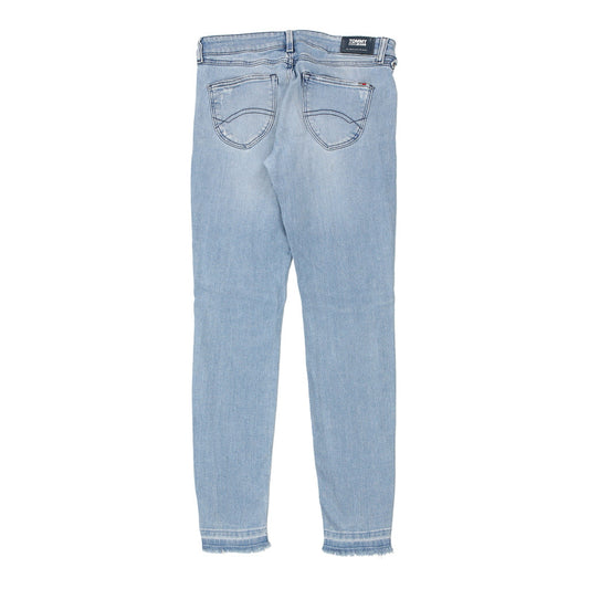 Vintage Tommy Jeans Skinny Jeans - 28W UK 8 Blue Cotton