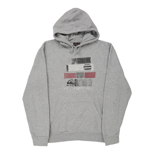 Vintage grey Quiksilver Hoodie - mens x-large