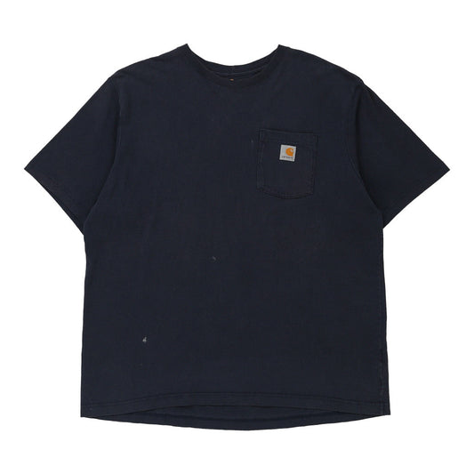 Vintage navy Carhartt T-Shirt - mens x-large