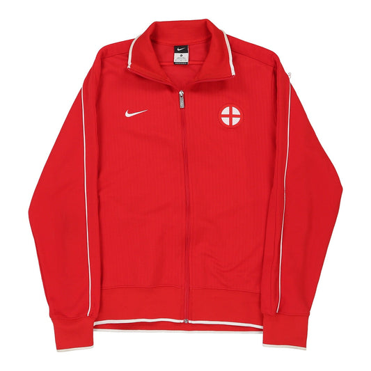 Vintage red England Nike Track Jacket - mens x-large