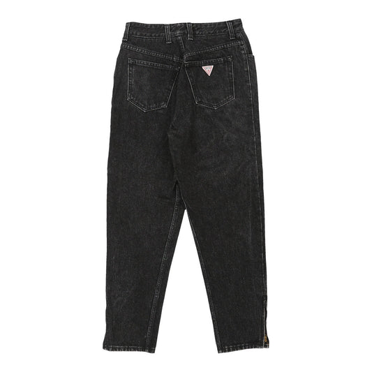 Vintage High Rise Guess Jeans - 28W UK 10 Black Cotton