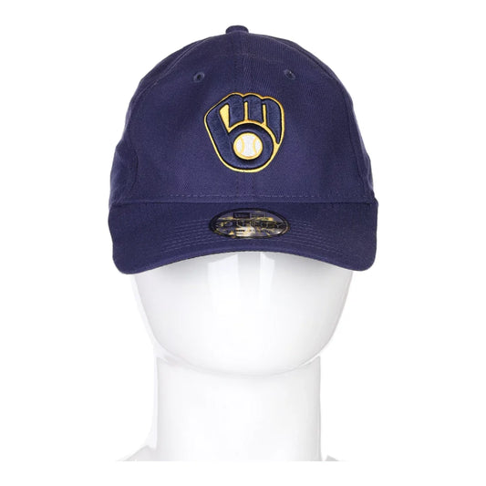 Vintage navy Milwaukee Brewers New Era Cap - mens no size